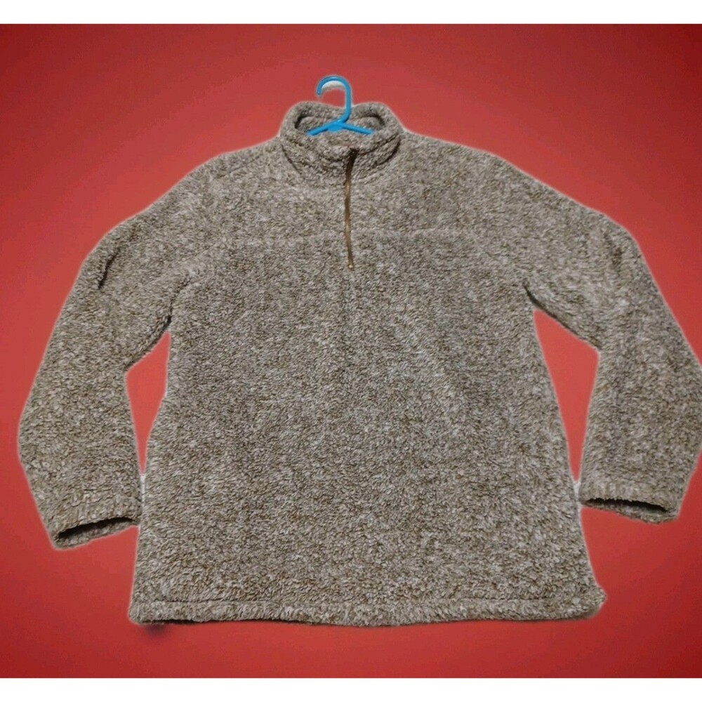 Alpine Sherpa Men’s Medium Quarter Zip Pullover Sweater Fleece Jacket Coat M